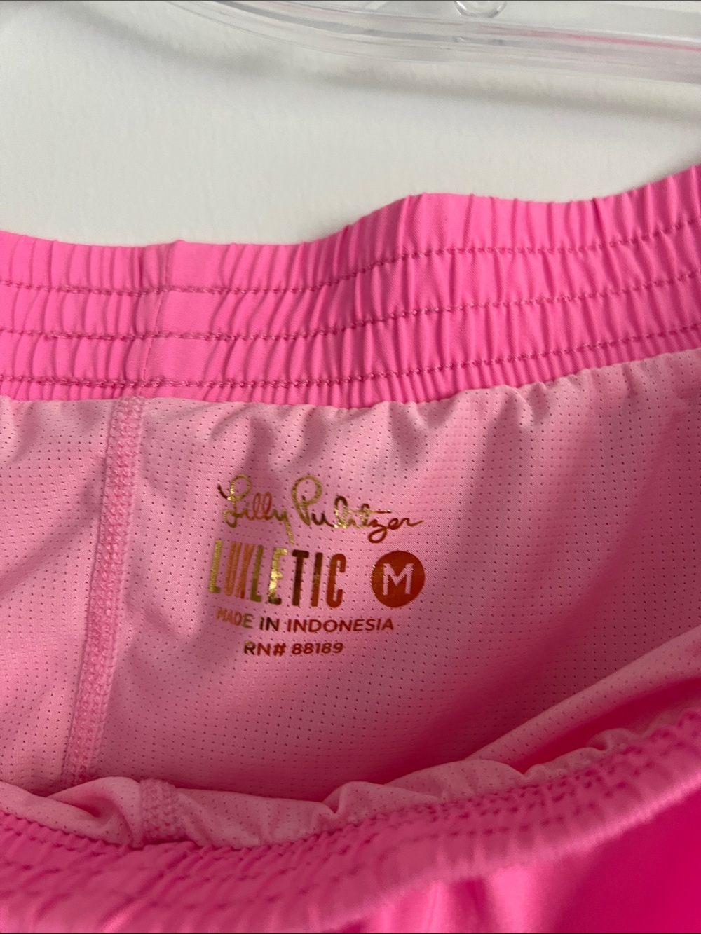 Lilly Pulitzer Luxletic gym shorts size M - Picture 2 of 2